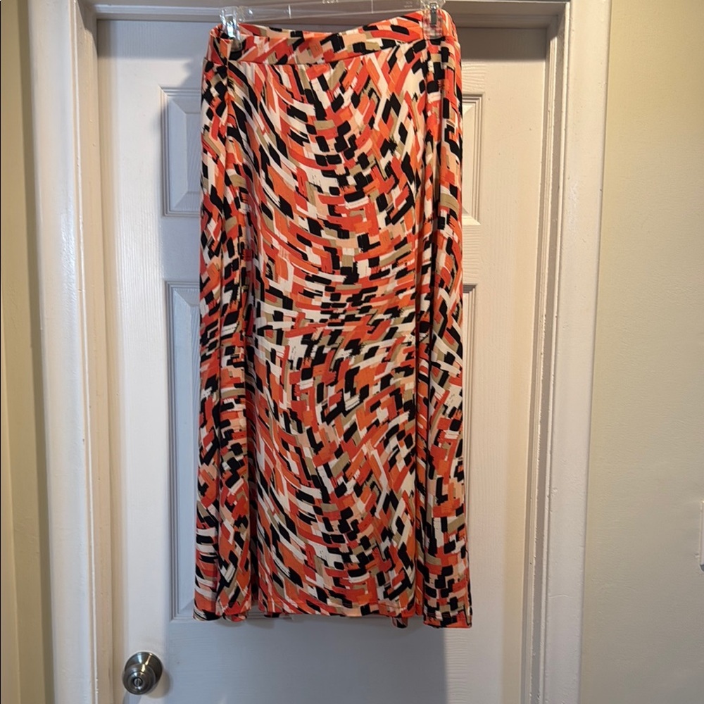 Jones Studio Multicolor Geometric Pencil Skirt